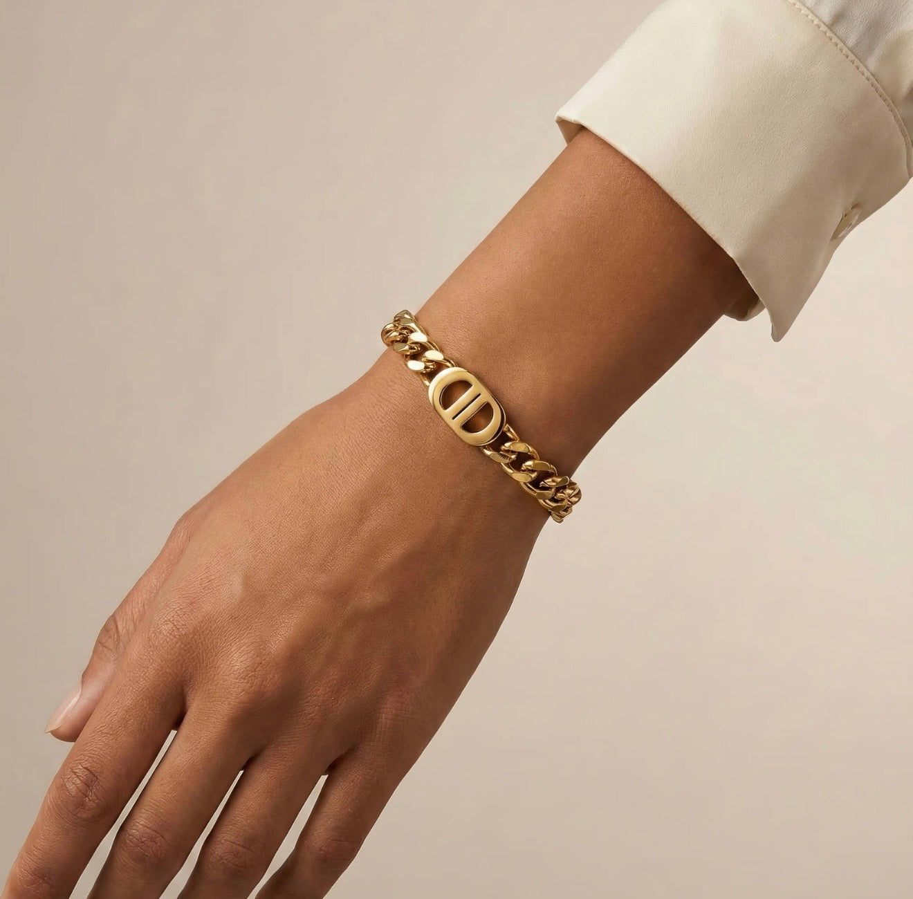 Gold Emmie Curb Bracelet