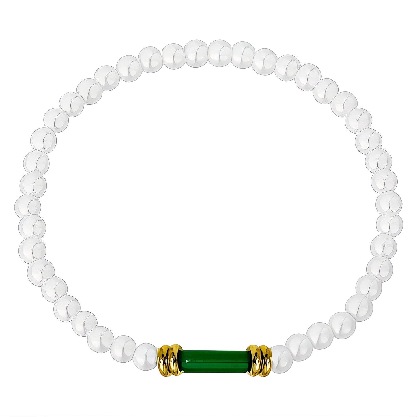 Emerald Edit Pearl Bracelet
